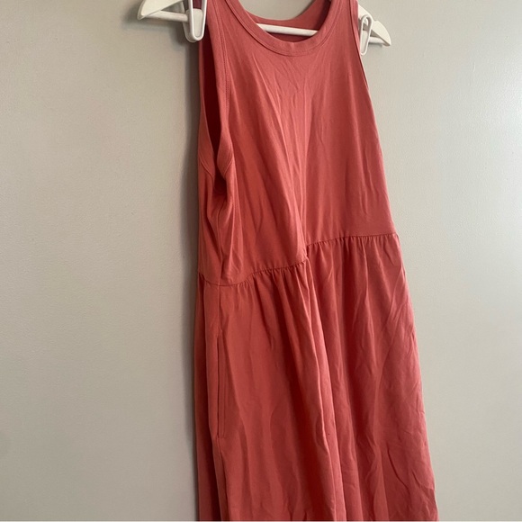 Pink Casual Summer Spring Dress with Pockets - Picture 2 of 4